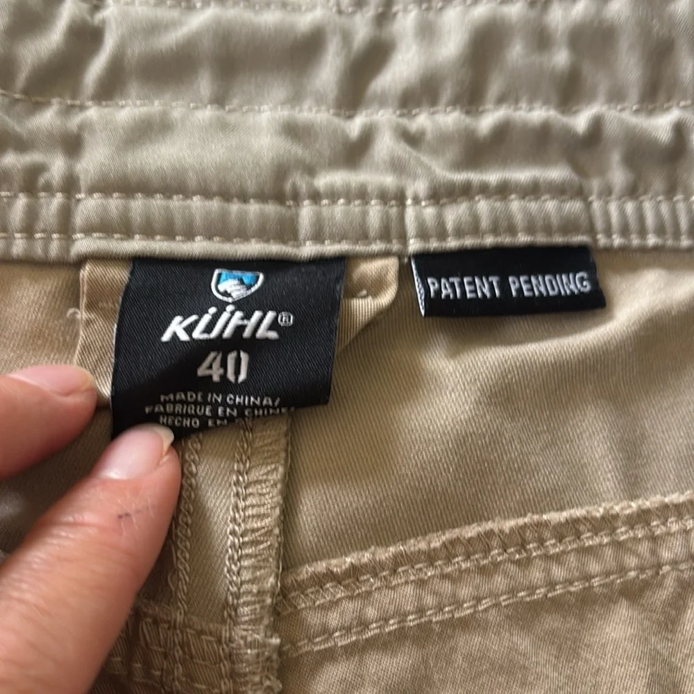 Kuhl Tan Flat Front Shorts Versatile Casual Wear